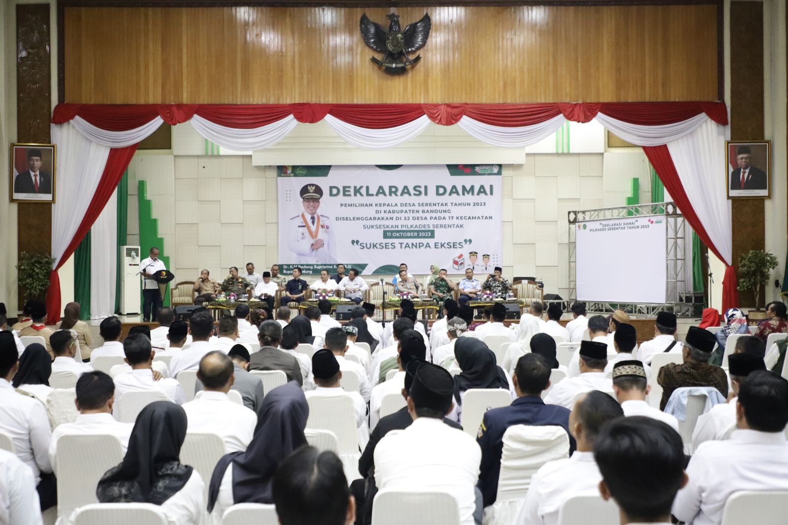 Deklarasi Damai Pemilihan Kepala Desa (Pilkades) Serentak Tahun 2023 ...